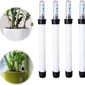 4 Stück Zimmerpflanzen Wasserstandsanzeiger, ideal für Topfpflanzen Innen- und Außenbereich | Kunststoff Bodenfeuchteme