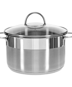 GRÄWE Kochtopf Serie Pro-Line inkl. Glasdeckel Spülmaschinengeeignet Induktion Topf Ø 20 cm 3 l