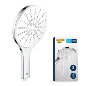 GROHE Vitalio SmartActive 150 Wassersparender Duschkopf für Handbrause mit 3 Strahlarten und Antikalk-System chrom 26597