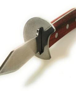 Kerafactum Oyster Knife 3fach genietet mit Handschutz und extra breitem Fingerschutz Kerafactum Austernöfner mit 3fach G