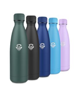 Isolierflasche 500ml BPA-frei für Outdoor- und Schulsport, Auslaufsichere Thermosflasche Vakuum-Doppelwandig, Wasserflas