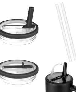 Pavlleen 2-Stück Ersatzdeckel für Stanley Cup Zubehör - Wiederverwendbar, Auslaufsicher und staubdicht - Für 40oz Becher