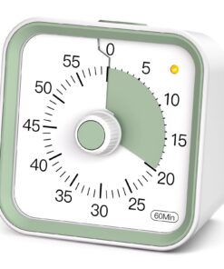 Visueller Timer Kinder 60 Minuten Countdown Pausenfunktion Bürotischstudie Meetings Kochen ADHS