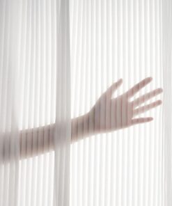 Topfinel Vorhänge mit Ösen Schlafzimmer & Wohnzimmer Transparente Gardinen 225cm LANG 140cm BREIT Übergardinen