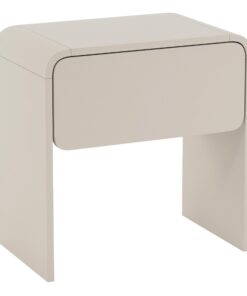 Selsey Moderner Nachttisch 50 cm mit Schublade für Schlafzimmer - eleganter Kaschmirton, praktische Stauraum, robuste PV