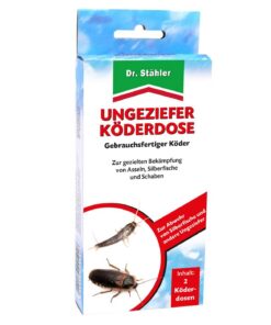 Dr. Stähler Köderdose für Wirbellose: Effektive Schädlingsbekämpfung, 2 Stück - Haus und Gartenschutz