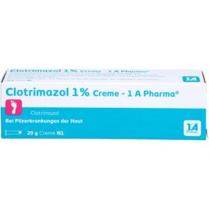 Clotrimazol 1% Creme 1A Pharma für Familienmitglieder im Alltag | Clotrimazol 1% Creme 1A Pharma zur Behandlung von Sch