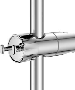 YEAUPE Universal Duschkopf Handbrause Halterung - Verstellbar, 360° drehbar für Slide Bar, perfekt für das ganze Familie