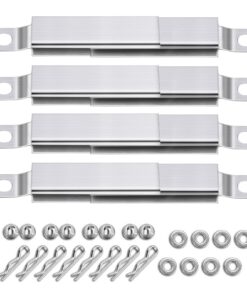 GFTIME Versatile Crossover Flammenbrücke, Edelstahl, 12,5-25cm, für Charbroil, Centro, Enders, ProfiCook, Campingaz, Lan