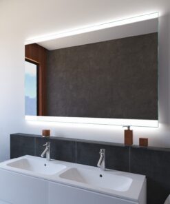 SARAR Badspiegel mit LED-Beleuchtung für Design-Lovers im Badezimmer Make-up vor dem Spiegel mit Licht 180x60cm Designo