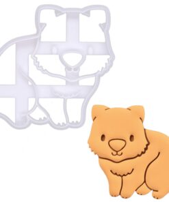 BAKERLOGY Kawaii Wombat Ausstechform – Tierische Kekse backen, perfekt für Fondant und Teig,ideal für Keksausstechprojek