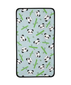 Panda Bambuszweige Handtücher koralleinfarben sehr saugfähig für Bad und Strand 40,6x71,1cm