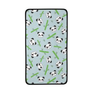 Panda Bambuszweige Handtücher koralleinfarben sehr saugfähig für Bad und Strand 40,6x71,1cm