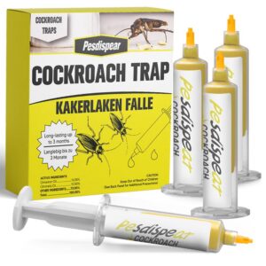 Kakerlakenfalle für Innenräume – Einfach zu Verwenden, Effektive Roach Traps für Wohnbereiche, 4 Stück
