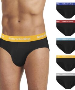 Natural Feelings Männer Slip Unterhosen Baumwoll-Pantun Underwäsche | Natural Feelings Herren Slips weiche Baumwolle Pa