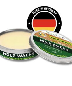 BIO Holzwachs - Premium Bienenwachs Möbelpflege für alle Holzarten im Innenbereich (Wachs 150ml) BIO Holzwachs - Farbl