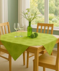 KAMACA Blüten Meer Mitteldecke – abwaschbar, fleckabweisend & wasserabweisend für Outdoor-gebrauch im Frühling Sommer