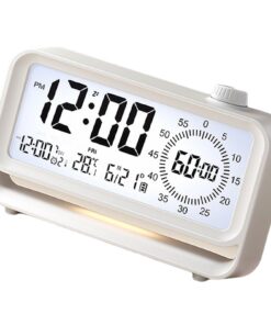 Kinderwecker mit Lautstärkeregler, pädagogisches Zeitmesswerkzeug für regelmäßige Aufwachroutinen, LCD-Display | Kinder
