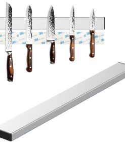 Nutabevr Magnetleiste selbstklebend 40cm, perfekt für Küchen und obstmessern | Nutabevr Edelstahl-Magnetleiste 40cm, Ma