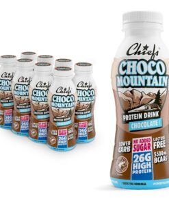Chiefs High Protein Shake Schokolade - kein Zuckerzusatz, 26 g Protein pro Portion, Laktosefrei, Low Carb, Made in Austr