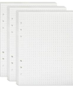 A5 Papier Gepunktet für Nachfüllbarer 6 Ringordner Planer Skizze MalereiBullet Journal