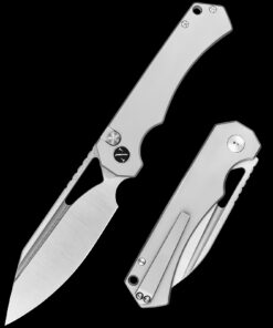 NedFoss COUGAR Klappmesser, 7.5cm Stahl Taschenmesser mit Button-Lock, Outdoor Messer für Outdoor Enthusiast und Sammler