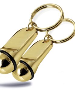 Kerafactum 2 Schlüsselanhänger beschriftbar gravierbar für Hotel Pension Schlüssel Anhänger Mini Geschenk für Sie und Ih
