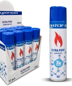 2 x 300ml Premium Feuerzeuggas Nachfüllgas für Outdoor-Activen (17,98 EUR/l) (2 x Premium Gas) 2 x 300ml Premium ISO B