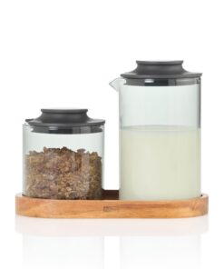 AdHoc MZ08 Milch- und Zucker-Set | Stilvolles Set für Kaffee & Tee | Spülmaschinengeeignet und hitzebeständig