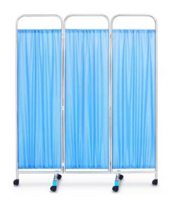 3/4-Panel Mobiler Sichtschutz, Wand-Sichtschutz, Raumteiler für Büro, leicht zusammenklappbar und beweglich, 180 x 200 x
