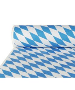 Papstar Bayerisch BlauDamast Tischtuchrolle, Haushalt & Gastronomie, beliebig zuschneidbar, 50x1m #12544