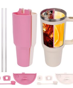 Stanley Cup Zubehör Set, 2-in-1-Getränke-Trenner, Reinigungsbürsten