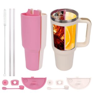 Stanley Cup Zubehör Set, 2-in-1-Getränke-Trenner, Reinigungsbürsten