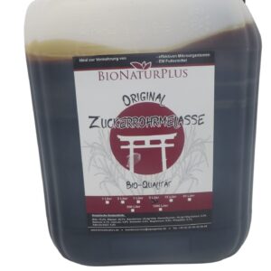 Bio Zuckerrohrmelasse - 5-Liter-Kanister - Für gesunde Küchenmahlzeiten - Lindkind Zuckerrohr Melasse