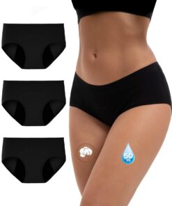 INNERSY Periodenschlafsh_pasten Baumwoll_Schlauch Método für Frauen mit starken Blutungen 3er Packung OEKO-TEX STANDARD