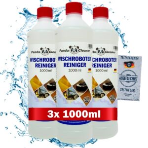 PandaCleaner 3 x 1L Reinigungsmittel für Saugwischer - Profi-Reinigung für Bodenroboter - nicht schäumend - Bodenreinige
