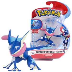 Pokémon Greninja Quajutsu Kampffigur 10 cm - Neueste Welle 2022 Offiziell Lizenziert