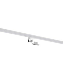 SEBSON LED Spiegelleuchte 80cm Bad + Schrank Aufbauleuchte + Schminklicht, neutralweiß 4000K 15W 1300lm 230V IP44 780x98