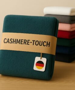 Warme Spannbettlaken 200x200cm - kuschelige Winter Cashmere-Touch Plüsch - Dunkelgrün - Jersey Fleece Biber Spannbettdec