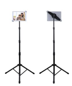 Raking Universelle iPad Tablet-Stativhalterung + mittlerer Kugelkopf + Stativständer für iPad Pro und andere Tablets inn