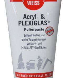 ROTWEISS 5350 Acryl & PLEXIGLAS Polierpaste für Autoreparatur und -anfertigung 150 ml