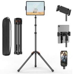 XXZU 182CM Tablet Halterung Stativ, hochkompatibel, ideal für Ansehen und Live-Streaming, 360 ° drehbar, Höhenverstellba