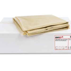 SemyTop LDPE-Regenerat Styroporsäcke,(TYPE 100, 2500 l, 1er Pack)-transparenz, fürProfessionelle, Baugewerbe