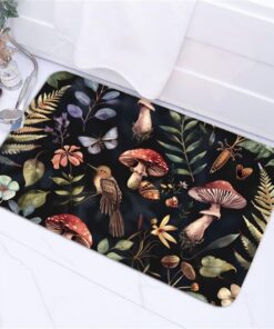 Badezimmer Rutschfest Badematte 40x60cm, Waschbarer Badteppich für Badelauf, Traditionqualität Badmatte