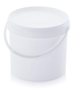 Auer Lebensmittelauchender Kunststoffeimer stacked white 5,6l*5l