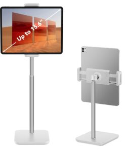 Tounee Tablet Ständer Verstellbare Lang Arm Ständer Weiß 11,6-19,2 Zoll iPad Pro, iPhone, Tablet Global Recycled Standar