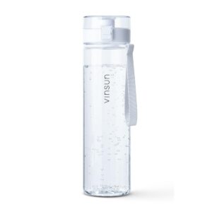 Trinkflasche VINSUN 1L - Auslaufsicher, BPA Frei, Tritan - Leichte Wasser Flasche für Sport, Schule und Uni | VINSUN Tr