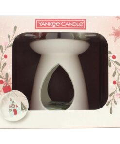 Yankee Candle Geschenkset | 3 duftende Wax Melts, 1 Wax Melt Wärmer | Snow Globe Wonderland Kollektion