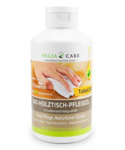 TableCARE Premium Holztisch Pflege Öl - Natürliches Pflegeöl für Esstisch & Tischplatte - 250 mlNachhaltiger Holzschutz