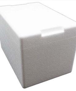 Terra Exotica Styroporbox - 7,5 Liter - für Schutz und Transport von Frischware - isolierend und temperaturstabil - 22 x